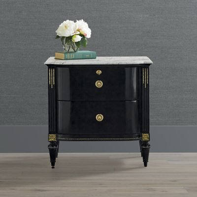 Regency Bow Front Nightstand | Frontgate