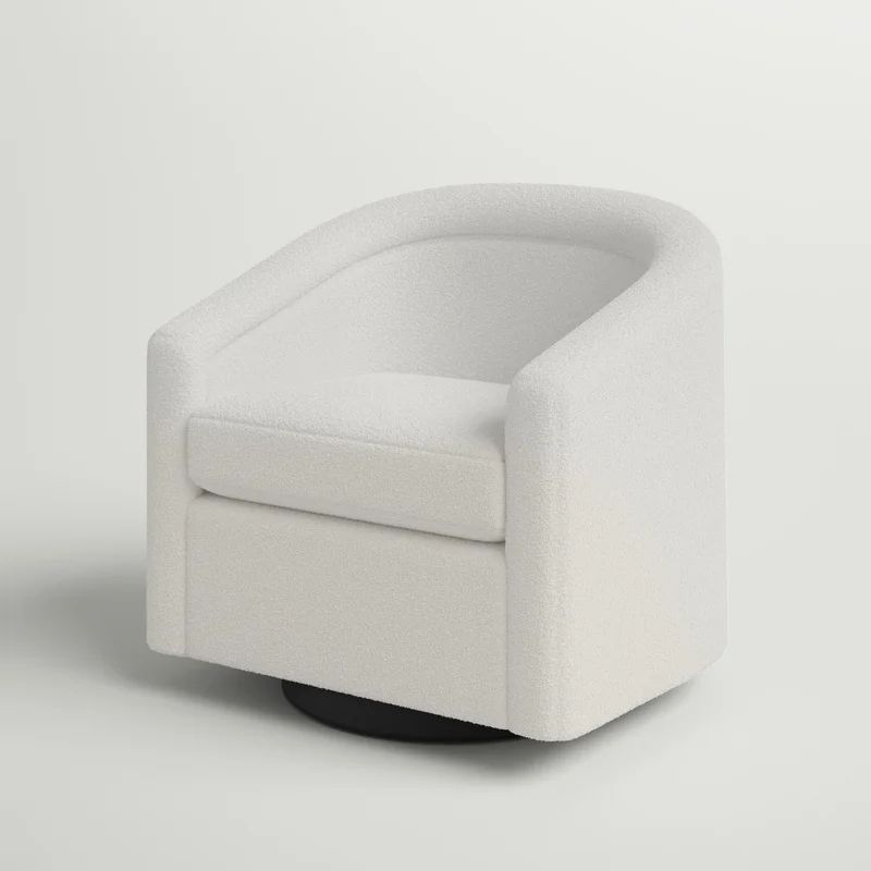 Kiersten Upholstered Swivel Barrel Chair | Wayfair North America