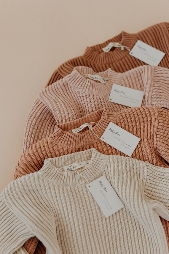 Chunky Knit Oversized Sweater | Etsy | Etsy (US)