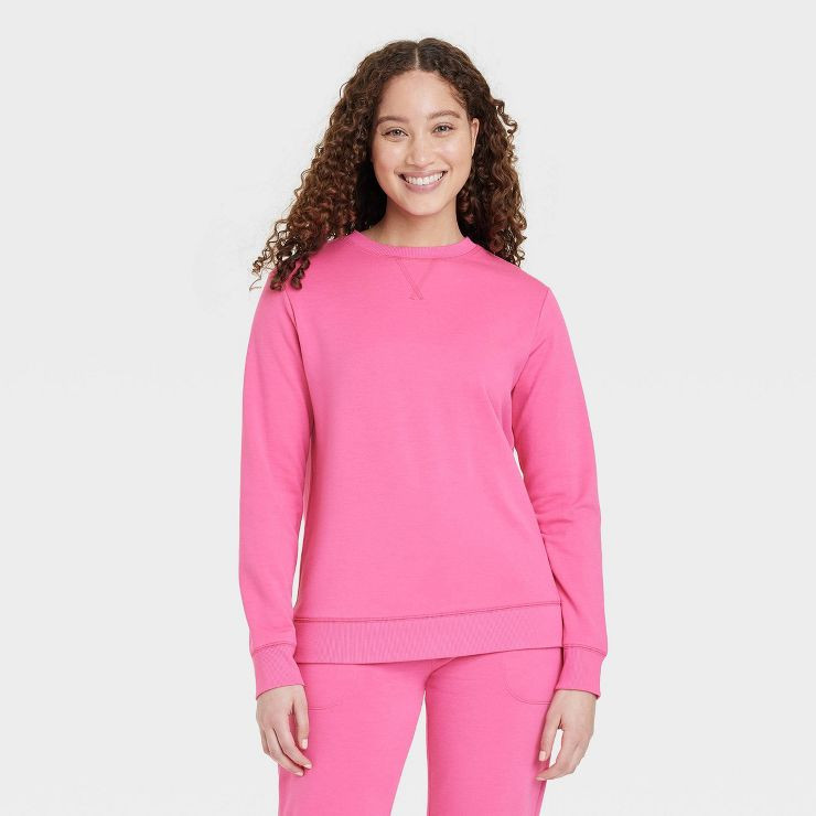 Women's Beautifully Soft Fleece Sweatshirt - Comfy Sets, Comfy Outfit | Target