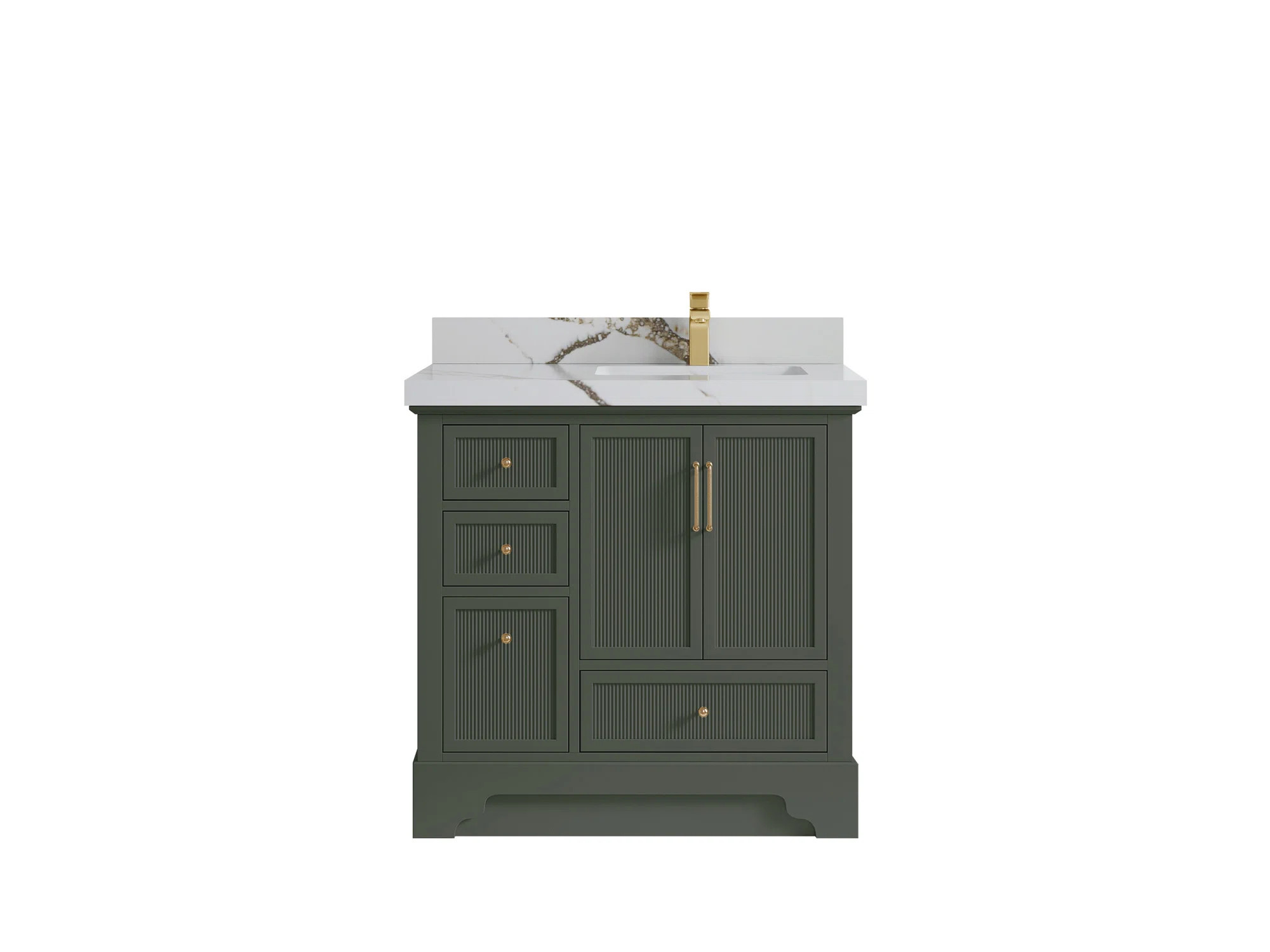 Willow Collections Alys 36'' Single Bathroom Vanity with Quartz Top | Wayfair | Wayfair North America
