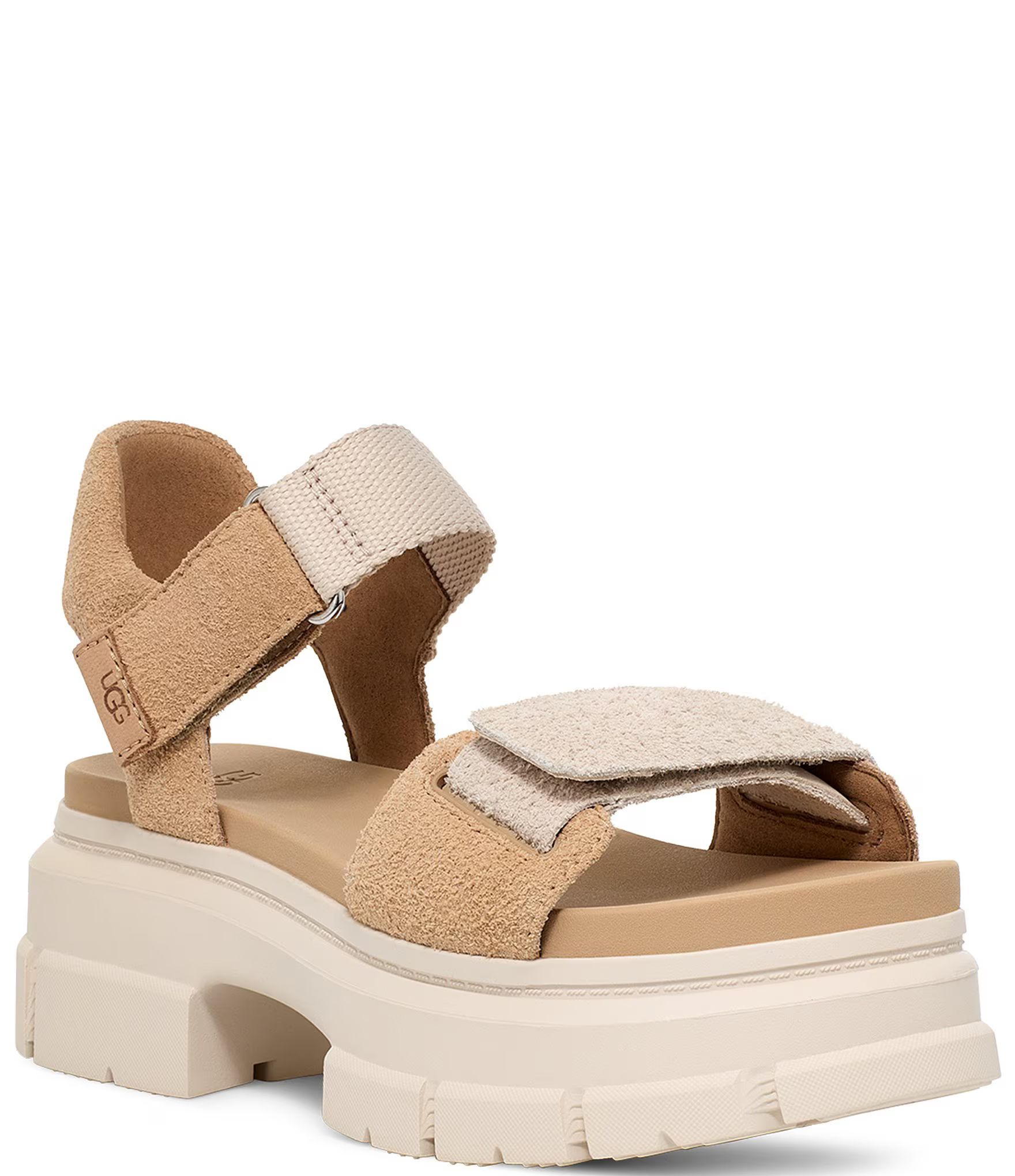 Ashton Suede Ankle Strap Platform Sandals | Dillard's
