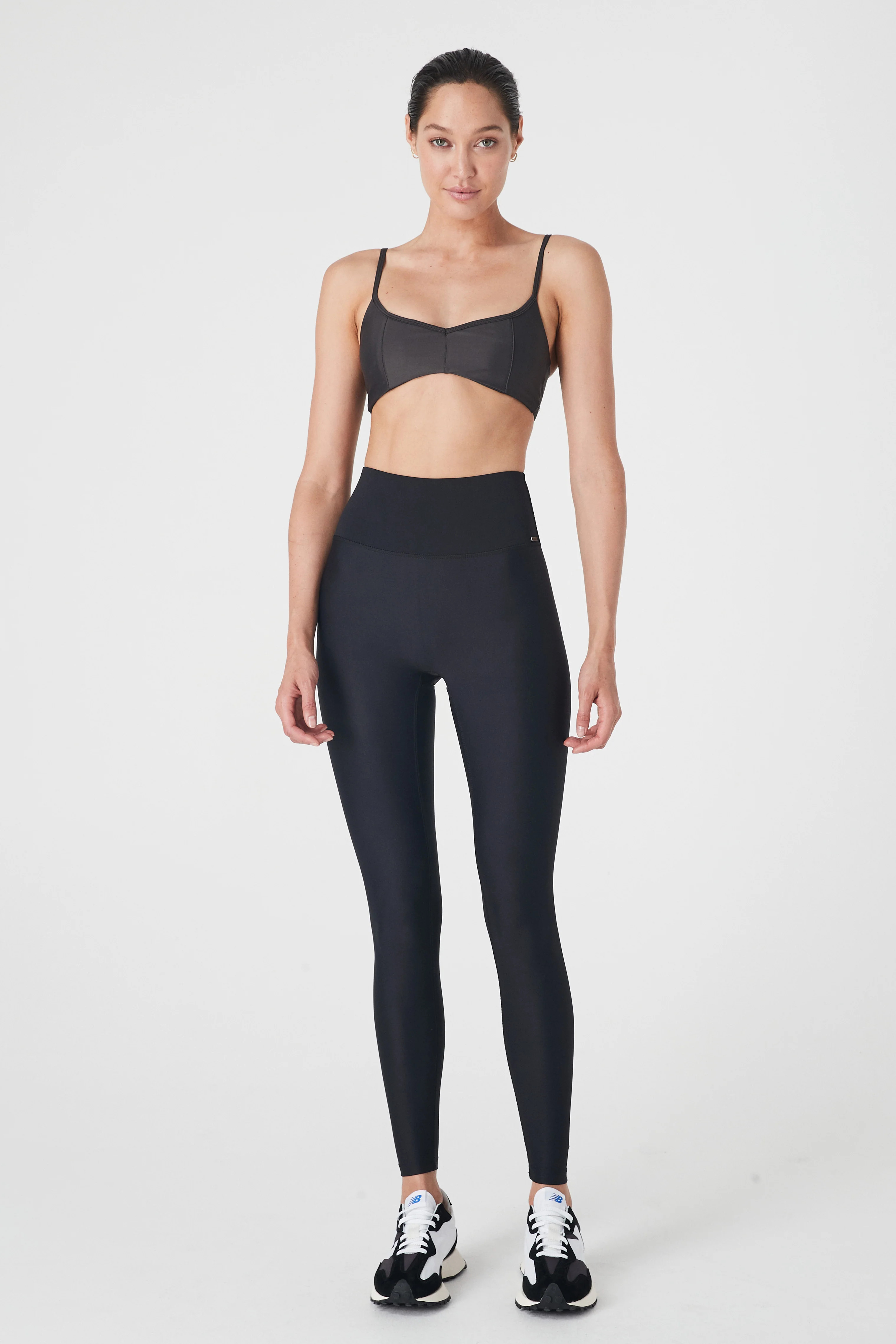 Sculpt Seamless Compression Leggings - Black | 1Ō8 SPORTIF