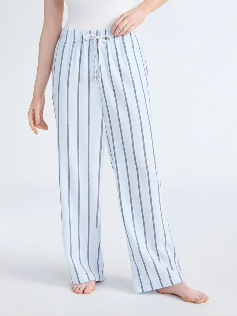 Joyspun Women's Flannel Sleep Pants, 30'' Inseam, Sizes XS-3X | Walmart (US)