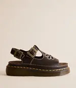 Dunnet Flower Leather Sandal | Buckle