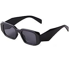 SORVINO Vintage Rectangle Sunglasses for Women 90s Retro Fashion Square Sunglasses, White Frame/G... | Amazon (CA)