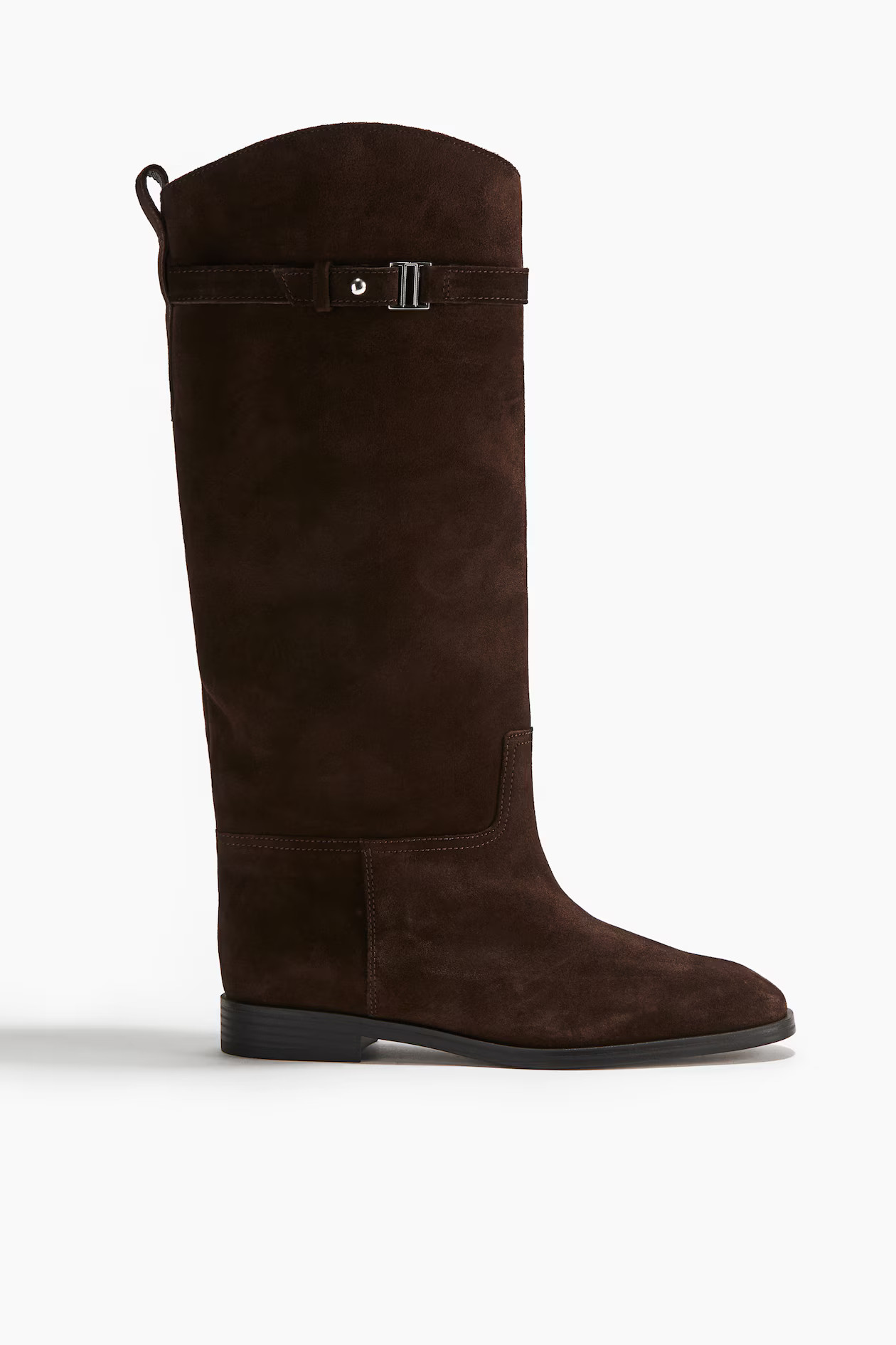 Knee-high leather boots | H&M (UK, MY, IN, SG, PH, TW, HK)