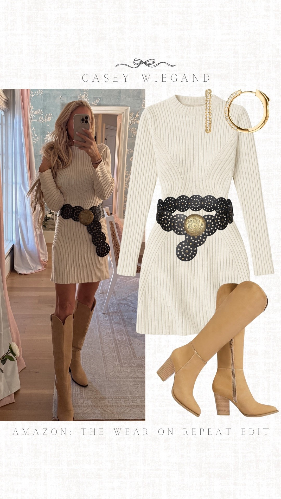 An outfit I keep reaching for — one of those Amazon finds that makes getting dressed simple, polished, and comfortable all at once.

#LTKSeasonal #LTKootd #LTKHoliday