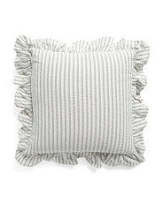 20x20 Ruffle Stripe Printed Pillow | Throw Pillows | Marshalls | Marshalls