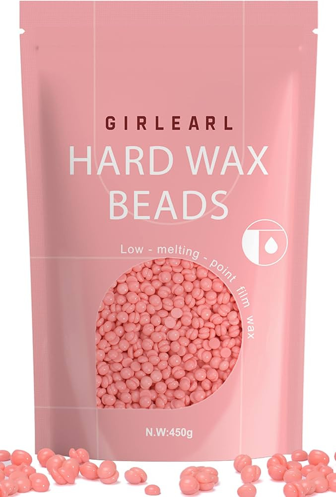 Hard Wax Beads, 1lb Wax Beans for Hair Removal Sensitive Skin with Rose Formula, Perfect for Full... | Amazon (US)