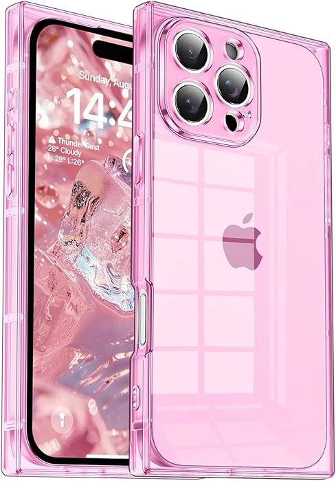 Tzomsze Case Compatible with iPhone 16 Pro Max Clear Case,Camera Protection,Reinforced Corners TP... | Amazon (US)