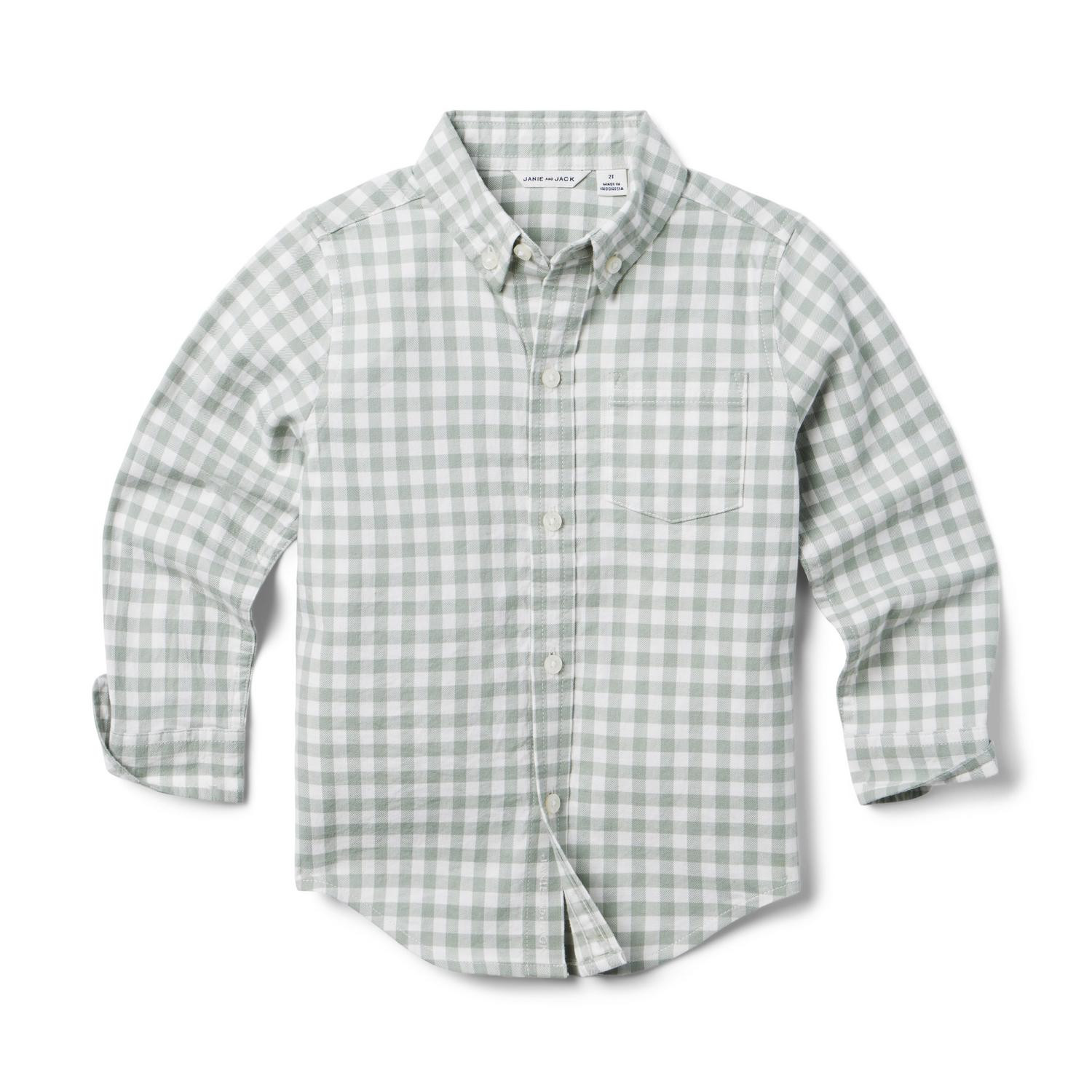 Gingham Flannel Shirt | Janie and Jack