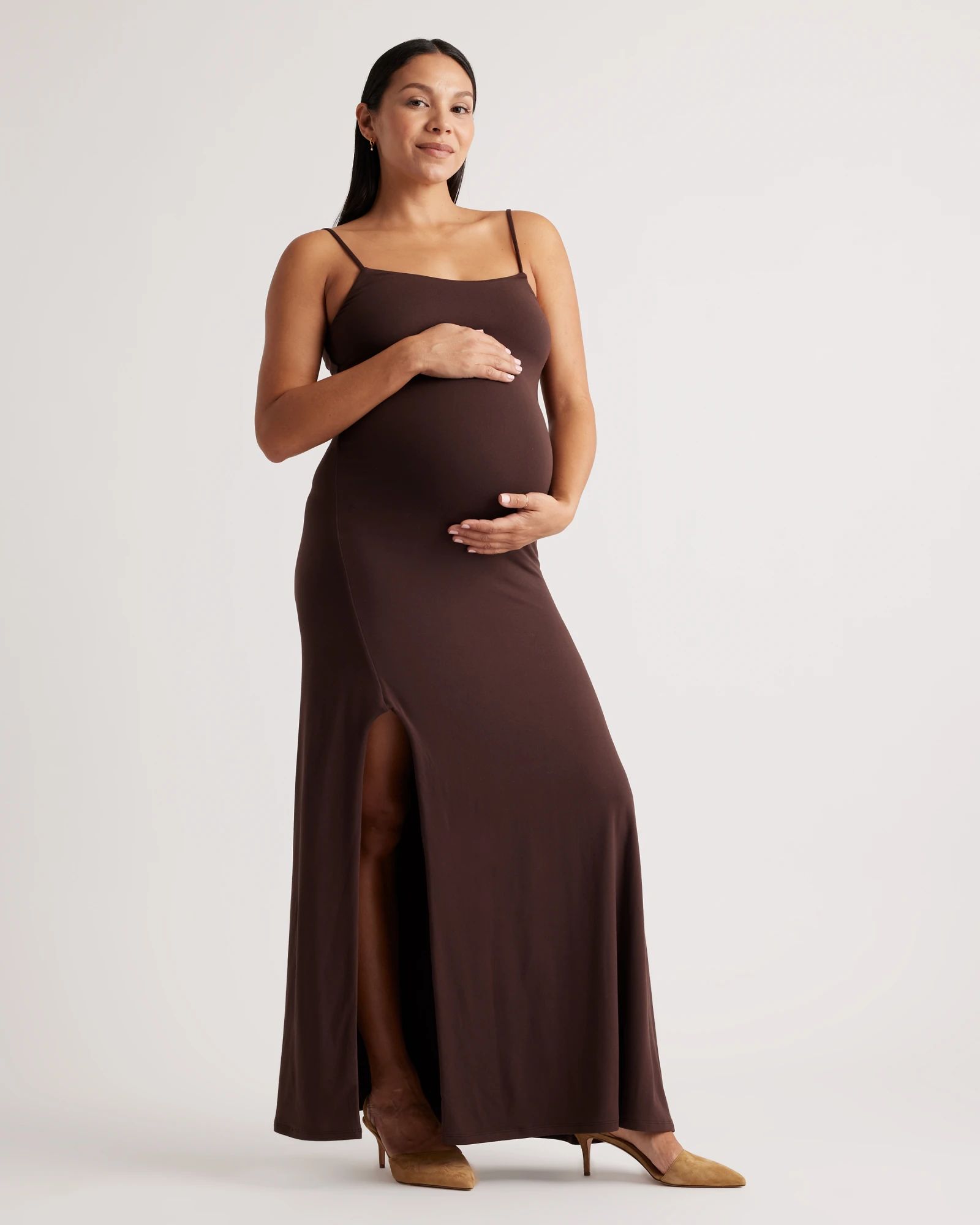 Recycled Knit Maternity Maxi Dress | Quince