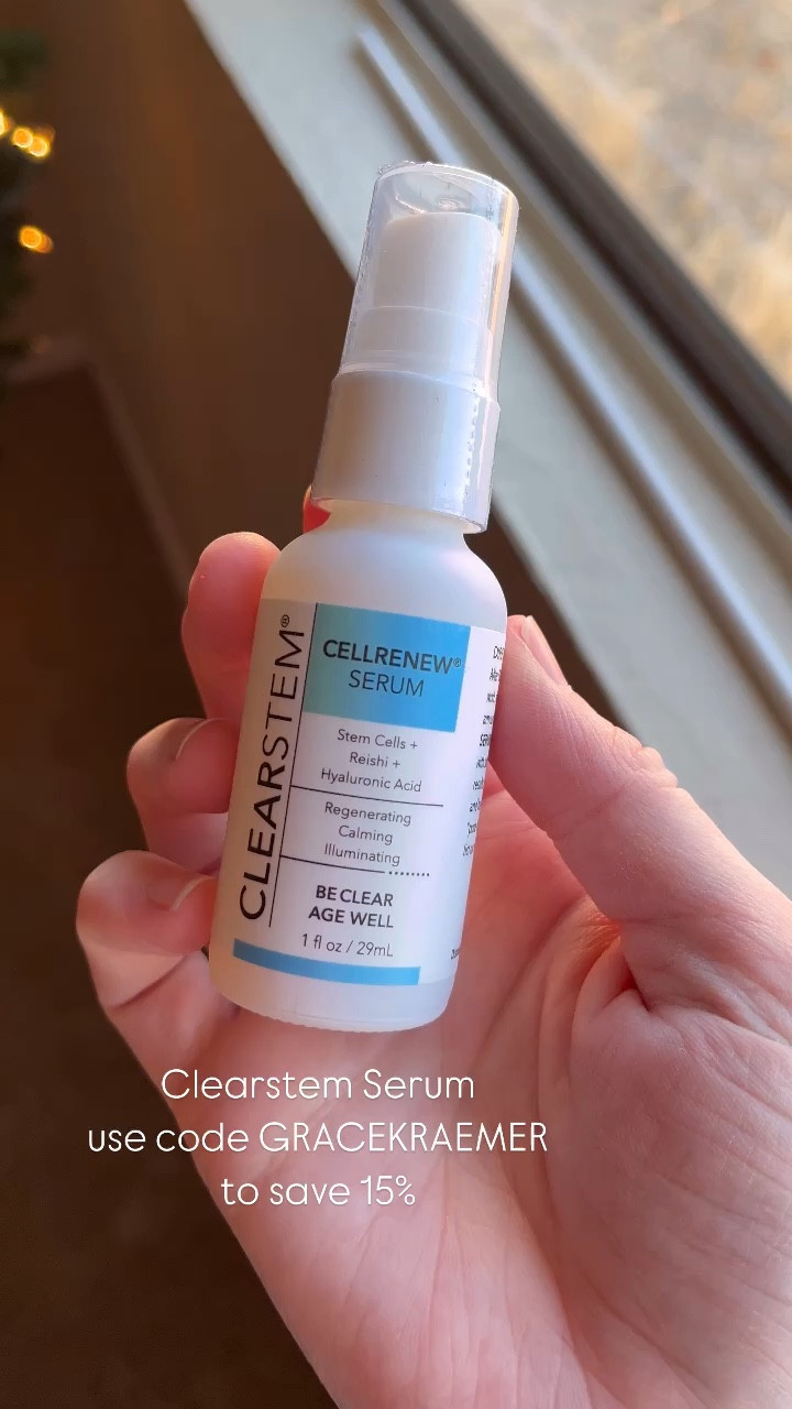 trying a new skincare product from clearstem! i love their shampoo and conditioner so hoping i love this! use code GRACEKRAEMER to save 15% on all their products!



#LTKFindsUnder100 #LTKBeauty #LTKWatchNow