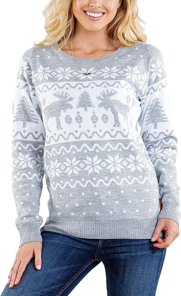 Women's Stylish Christmas Sweaters - Cute Holiday Sweaters for Christmas Female | Amazon (US)