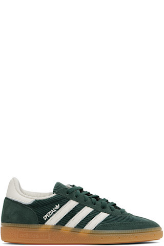 Green & White Handball Spezial Sneakers | SSENSE