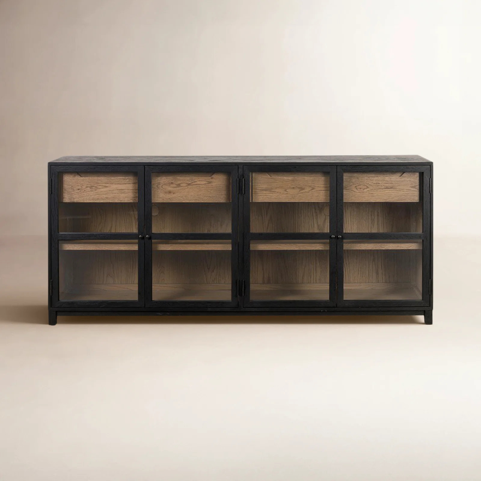 Birch Lane™ Sonata 78" Wide 2 Drawer Oak Solid Wood Sideboard & Reviews | Wayfair | Wayfair North America