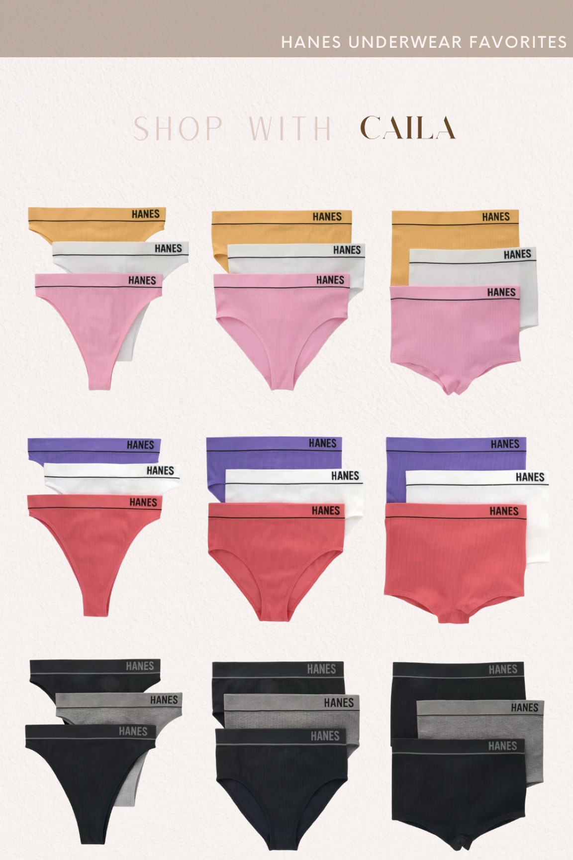 Hanes underwear from Walmart! Love this new line & how soft and comfortable it is.

#LTKFind #LTKfit #LTKstyletip