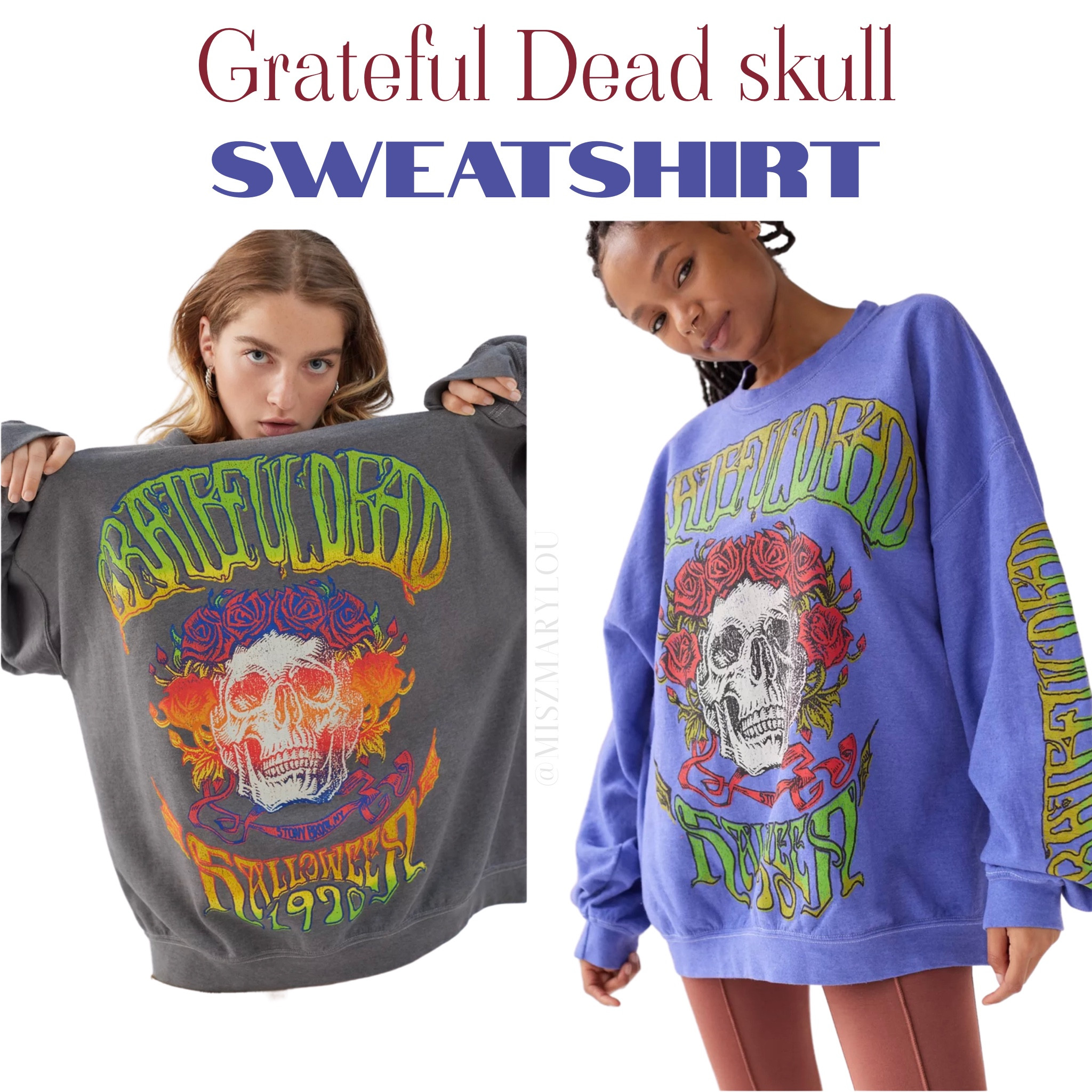 Greatful dead skull sweatshirt #urbanoutfitters #graphicsweater #graphiccrew 

#LTKstyletip #LTKunder100 #LTKfit