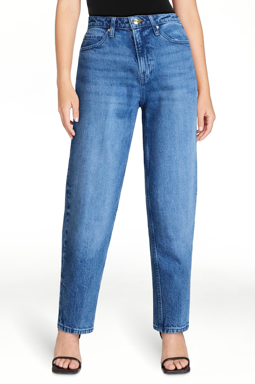 Devil Wears Prada Scoop Collection Women's and Women's Plus Crease Barrel Jeans, 26.5'' Inseam, S... | Walmart (US)