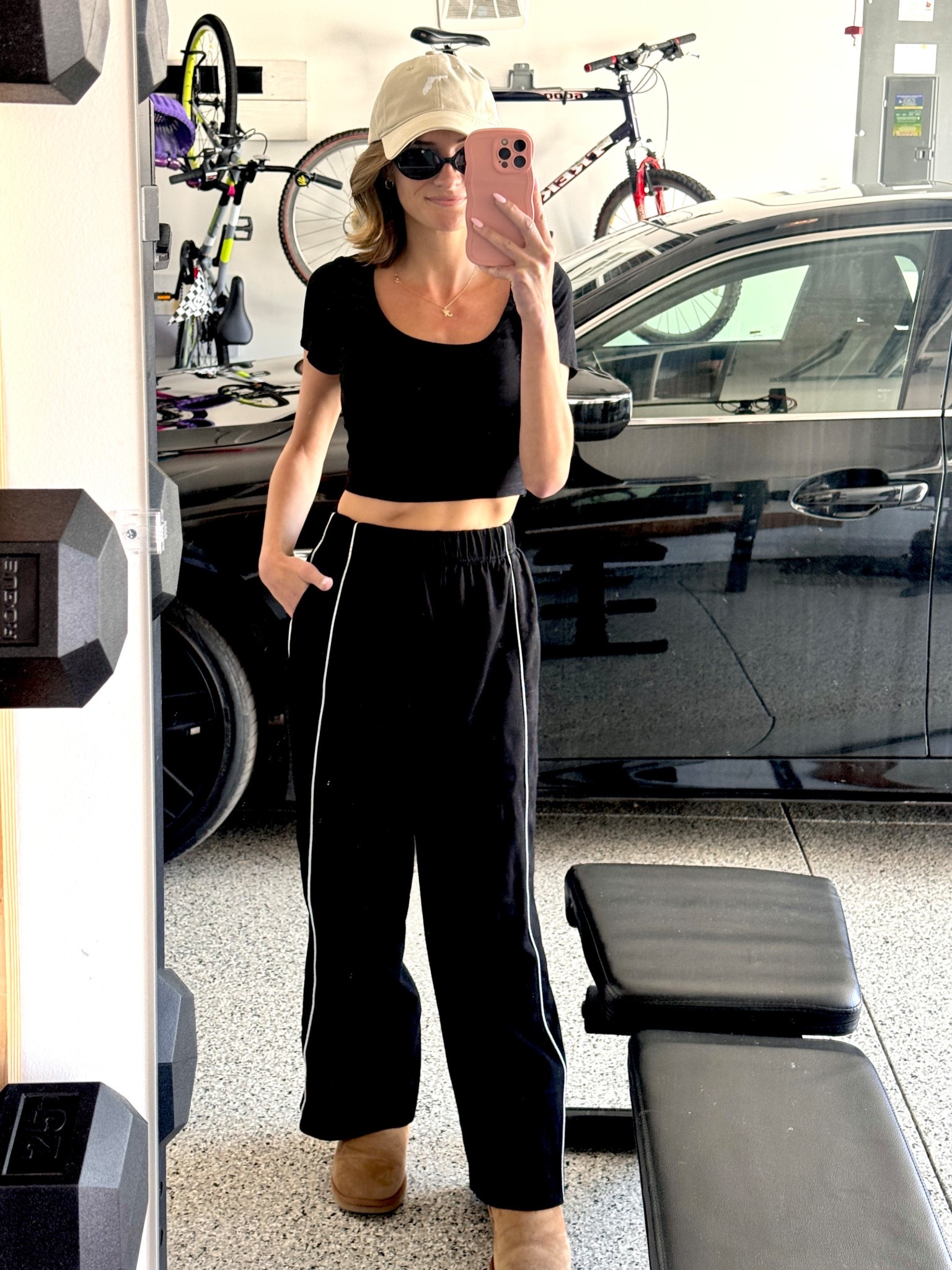 The last time I wore track pants this much, was high school. Shop this pair that comes with a matching zip up jacket along with this tee that comes in a set of 2. 

#LTKfitness #LTKActive #LTKsalealert