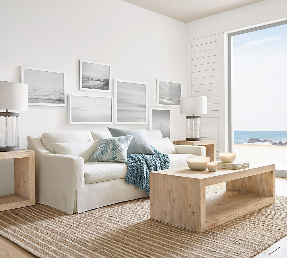 Folsom Rectangular Coffee Table (58") | Pottery Barn (US)