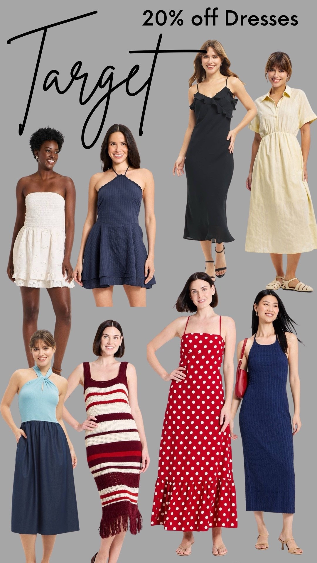 Dresses
Summer dresses
Workwear
20% off dresses at target

#LTKSaleAlert #LTKOver40 #LTKdayinmylife