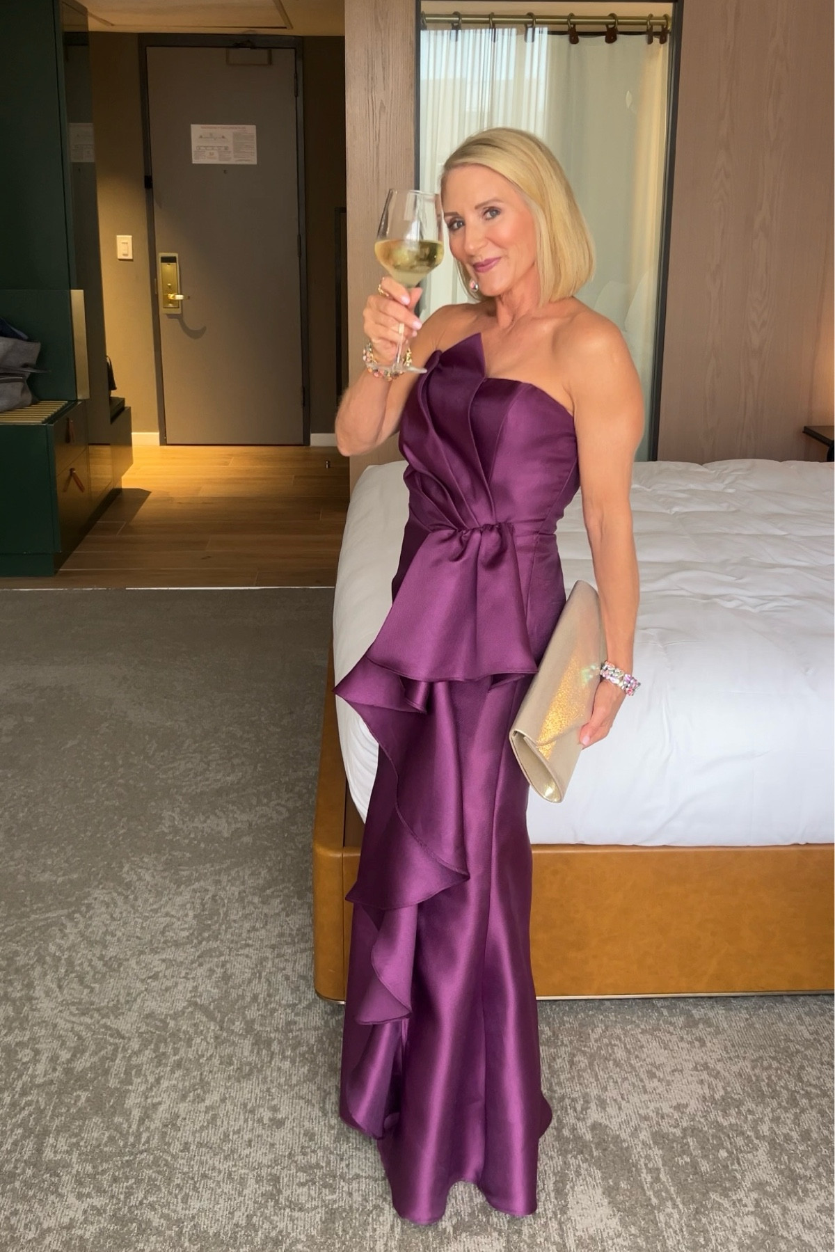 A royal beauty. This formal, floor length gown from Chloe Dao aims for the best dressed list. 💜
Wedding guest, formal dress, formal gown, event dress, gala dress. Wearing an XS.  Linked similar. 

#LTKWedding #LTKPetite #LTKootd