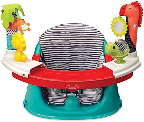 Infantino 3-in-1 Discovery Booster Seat, converts into a Booster Feeding Seat or a Baby Activity ... | Amazon (US)
