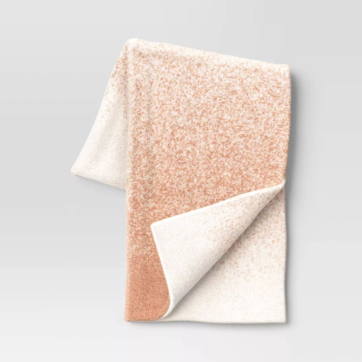 Reversible Ombre Cozy Feathery Knit Throw Blanket - Threshold™ | Target