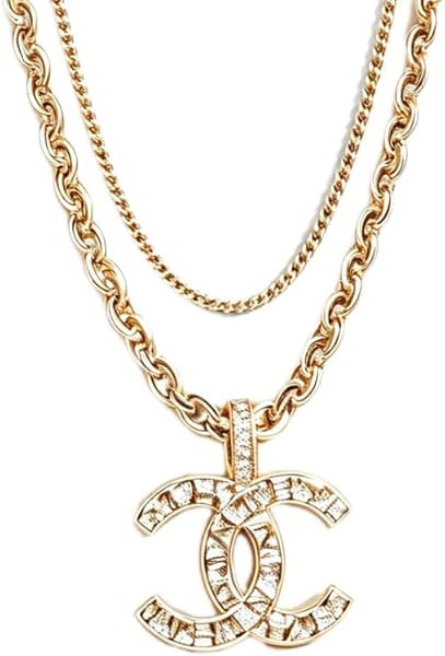 Double Layer Gold-Tone Chain Necklace | Amazon (US)