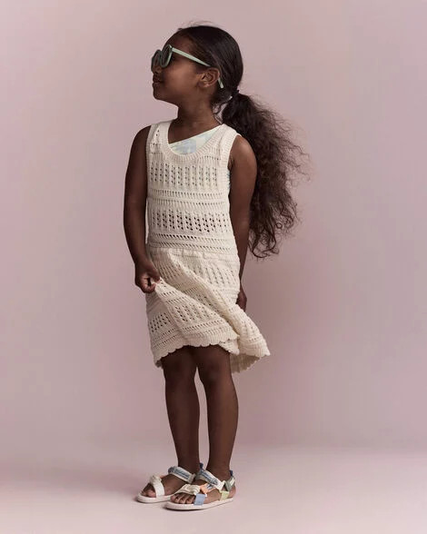 Cream - Toddler Girl Crochet Cover Up - Cream, Selected | Carter's Inc