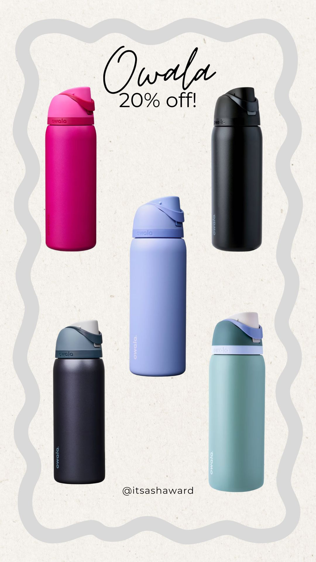 32oz Owala is 20% off at Target! 

#Target #Owala  

 #LTKActive #LTKSaleAlert #LTKTravel