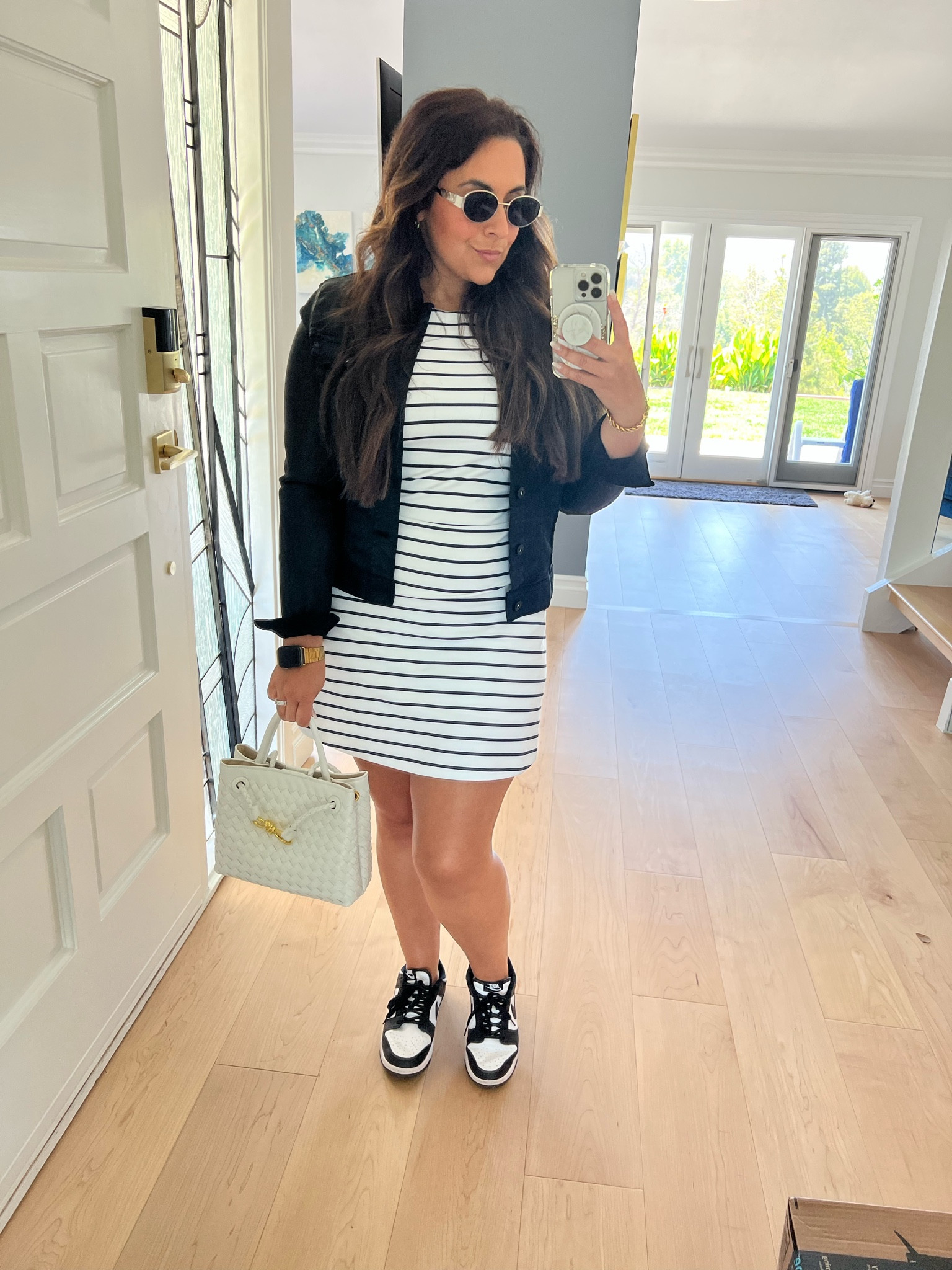 Black and white mom style 