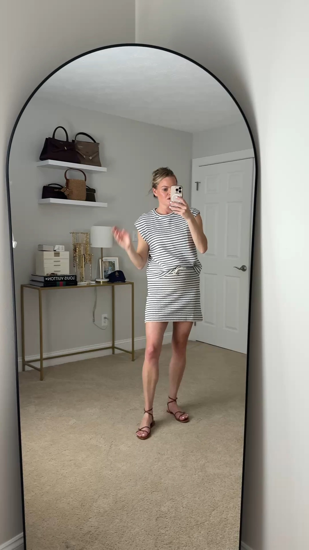 Love this matching set from @Madewell - perfect for the end of spring and summer! Medium top and small skirt.

#LTKxMadewell #LTKootd #LTKOver40