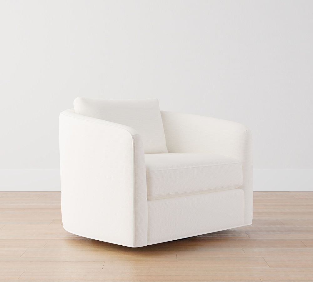 Remmy Swivel Chair | Pottery Barn (US)