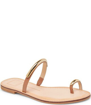 Wink Leather Slip On Toe Ring Sandals | Dillard's