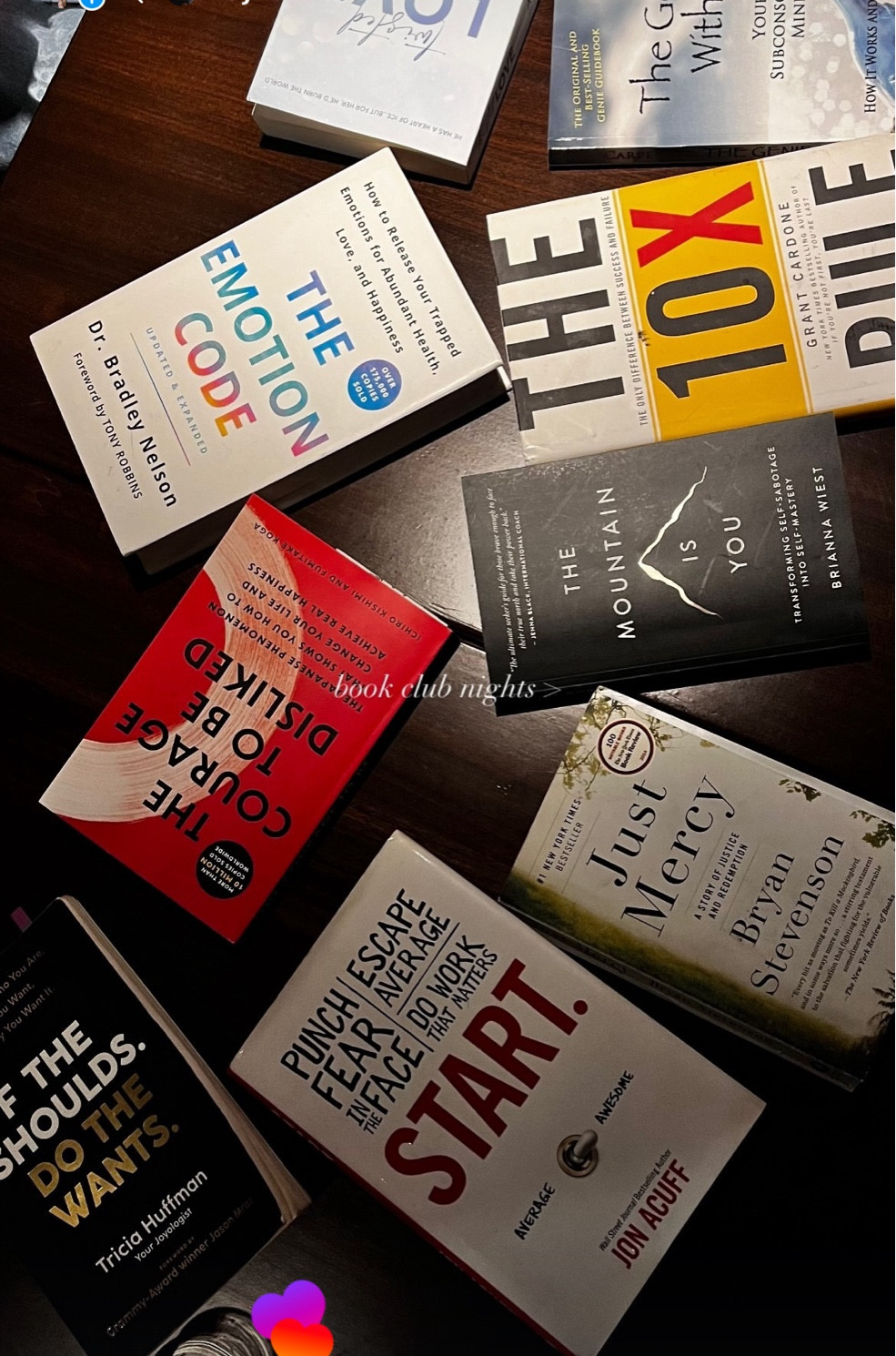 New book club reads 