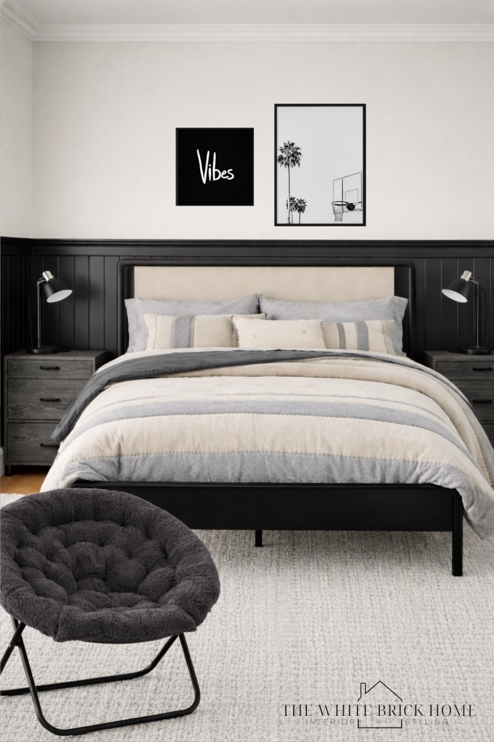Moody; modern, and effortlessly cool - this boys bedroom blends coastal black trim with soft neutrals that feels calm, elevated, and grown up. 
🖤🖤
Teen, teen boy, teen boy room, teen bedroom, boys room decor, boys room ideas, boys room bedding, boys room bed, boys room nightstand, boys room chair, boys room wall art, surf bedroom, surf room, coastal bedroom, coastal decor, coastal bedroom ideas, boys room rug, boys room decor ideas, home design, bedroom design, boys room design, boys room furniture, pottery barn teen, pottery barn teen boys room, wayfair 


#LTKSaleAlert #LTKHome #LTKKids