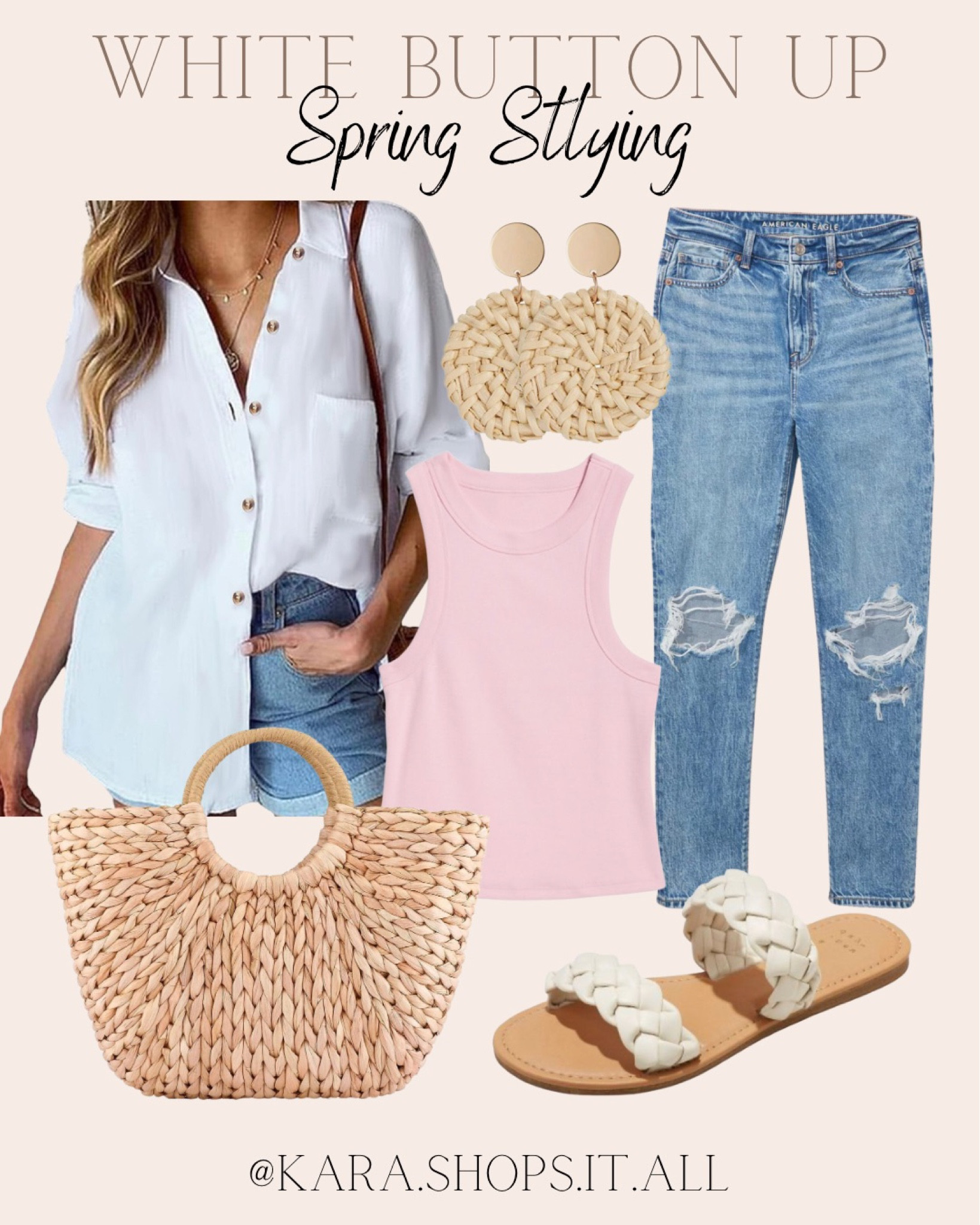 White button up spring style!

#LTKsalealert #LTKFind #LTKSeasonal