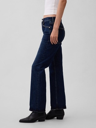 Mid Rise Relaxed Straight Jeans | Gap (US)