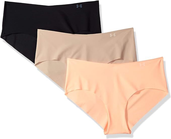 Under Armour Women's Pure Stretch Hipster Underwear, 3-Pack | Amazon (US)