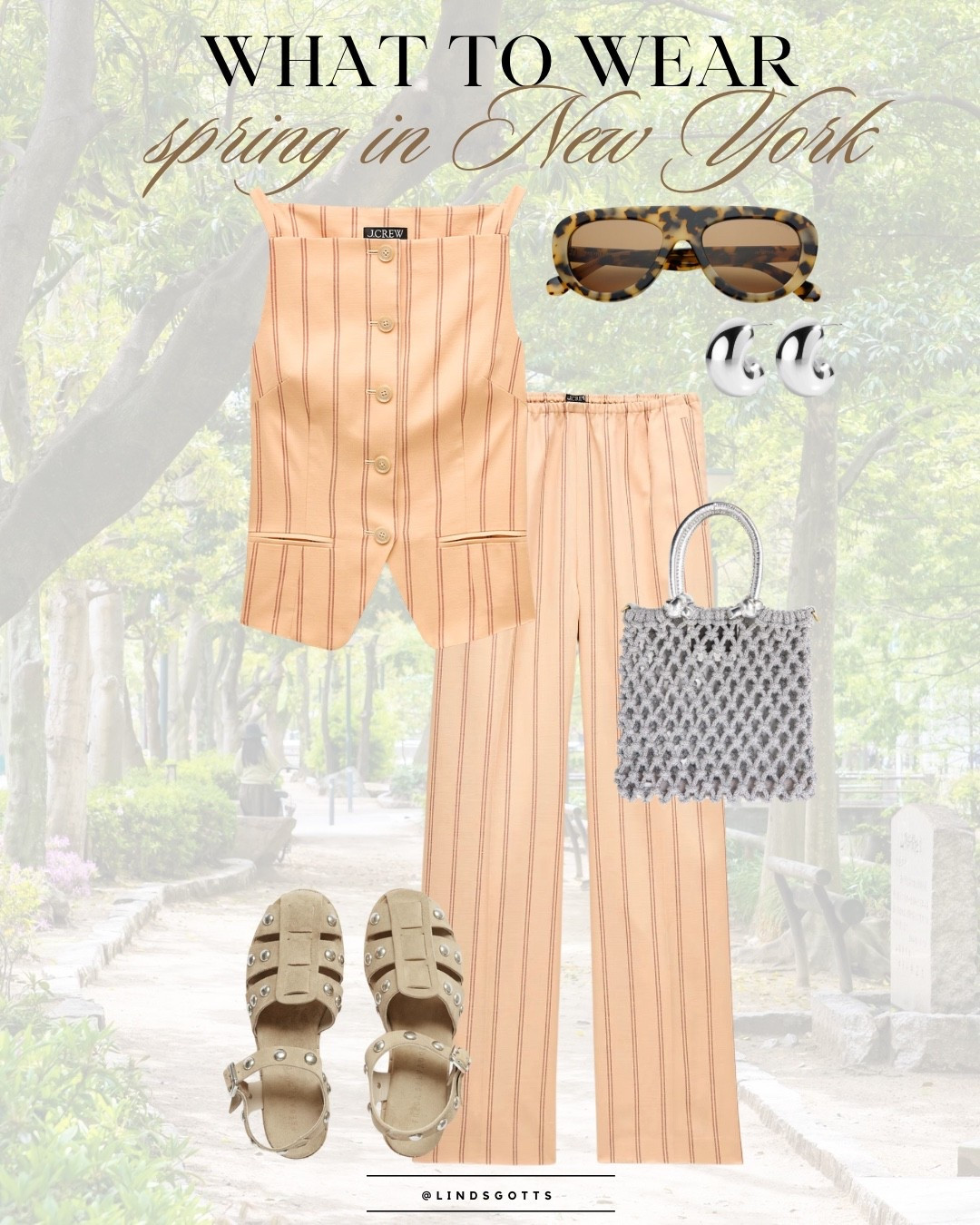 What to Wear: Spring in New York 

A linen set that looks polished, yet still feels comfy for bopping around town. Rewear the vest with denim, pair the trousers again with a plain white tee. 

A well made shoe you can put miles on without issue. And accessories, accessories always. 

#LTKootd #LTKSeasonal #LTKSaleAlert