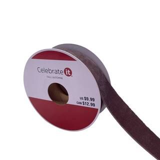7/8" x 5yd. Velvet Solid Ribbon by Celebrate It® Fall | Michaels | Michaels Stores