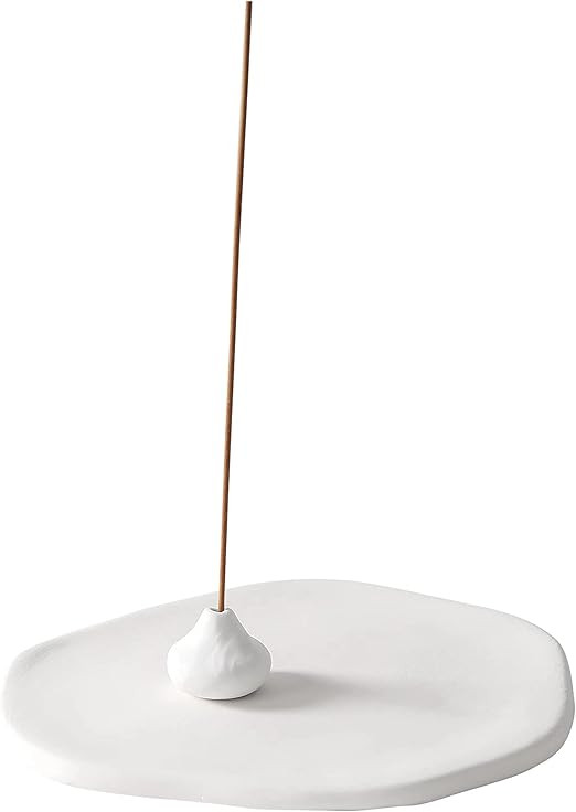 Handmade Incense Holder Irregula Plain Ceramic Stick Incense Holders Pomelo Pumpkin Incense Burne... | Amazon (US)