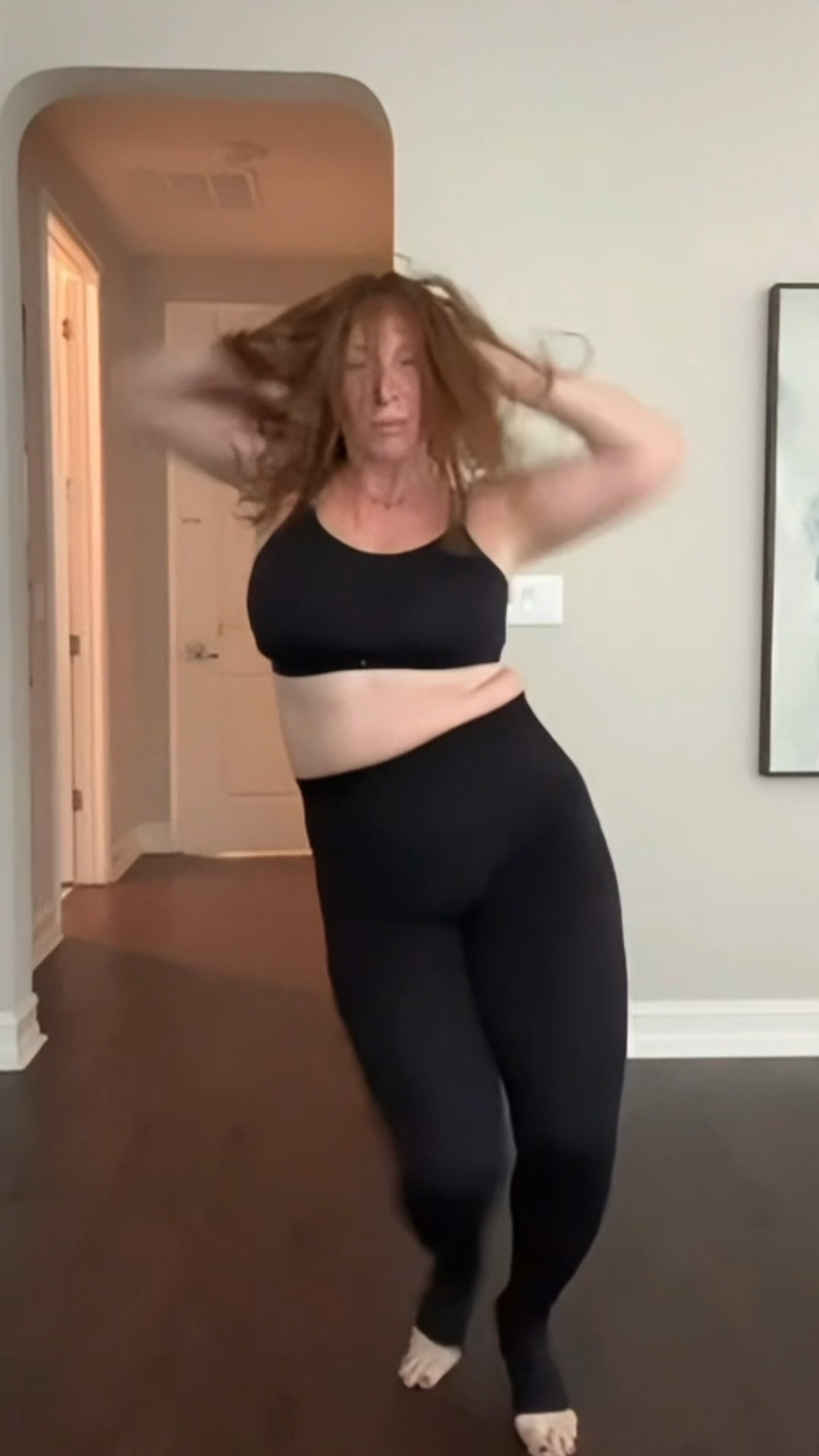 My leggings are actually The Jobst Confidence flat knit compression. They are made to fit custom. I found a similar more affordable garment on Amazon! And my bra is one of the most supportive sports bras I own and the colored options are on sale!!! 💁‍♀️

#LTKMidsize #LTKFitness #LTKWatchNow