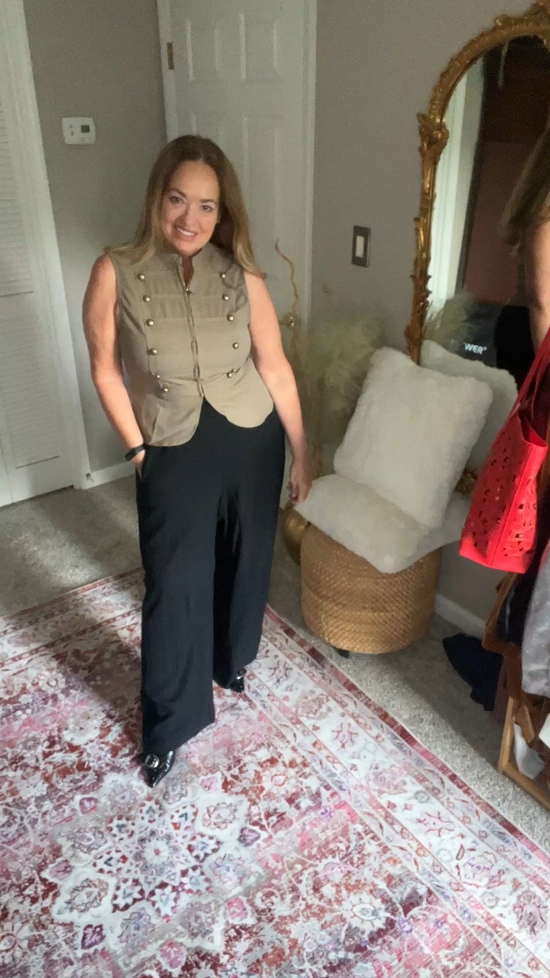 Trending. Military inspired structure looks.
This vest is perfect for a transition piece
Into Fall. You can layer it with a denim blouse. Silk or turtleneck.

#LTKgrwm #LTKdayinmylife #LTKWorkwear