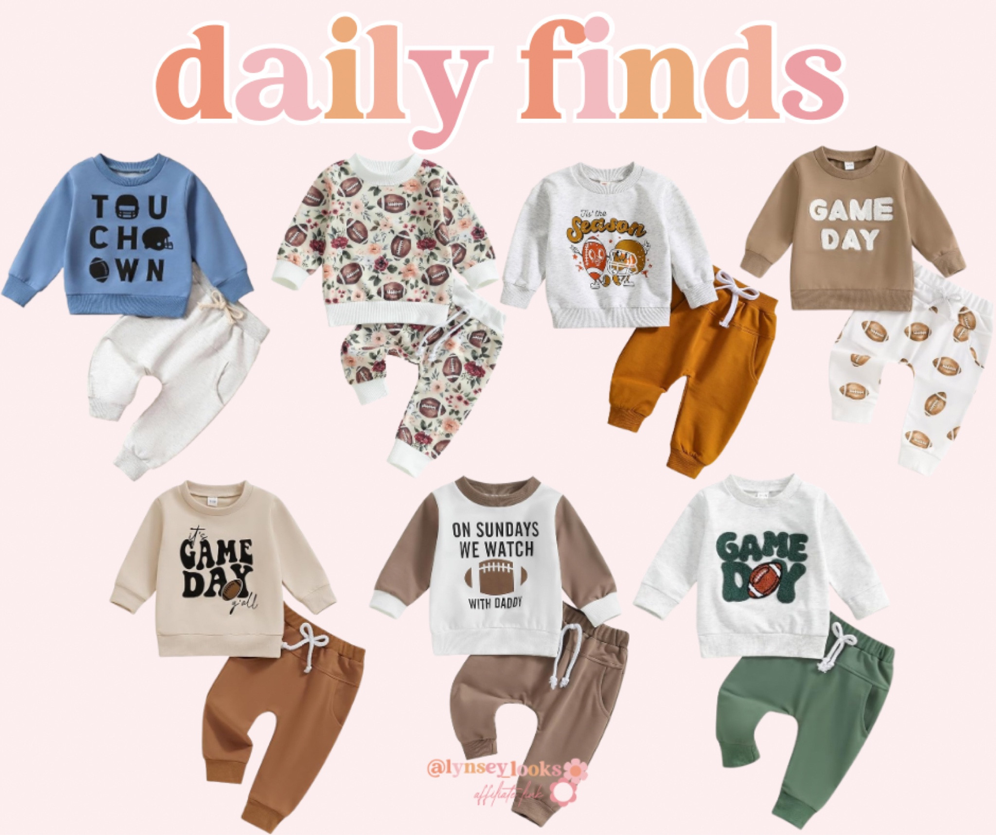 Game Day Finds 🏈💫
 5️⃣0️⃣% 0ff

Game Day | Kid Clothes | Football | Football Attire | Game Day Attire | Amazon Clothes | Amazon Finds  

#LTKSaleAlert #LTKFamily #LTKKids