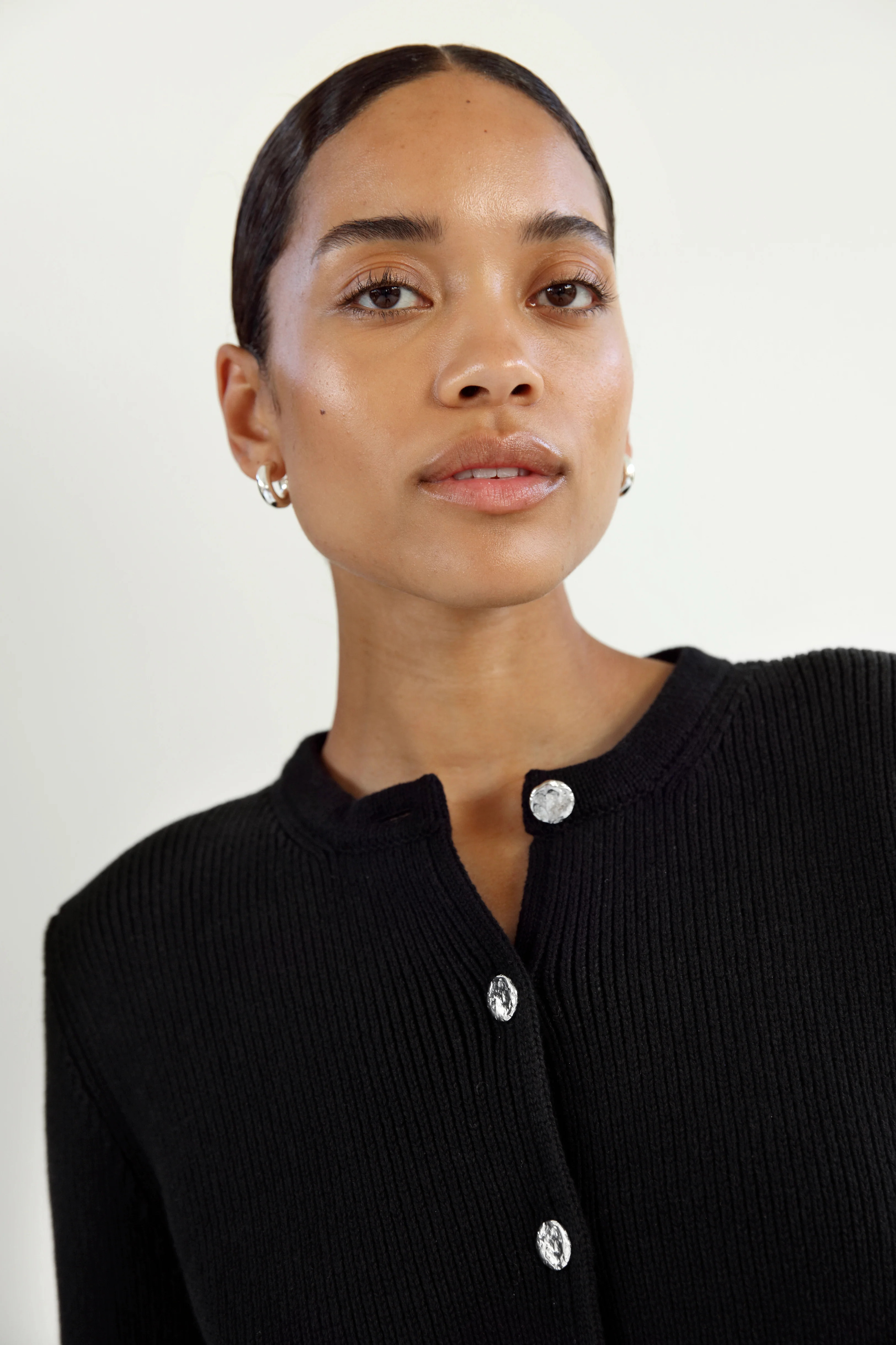 Nova Cardigan, black | Almada Label