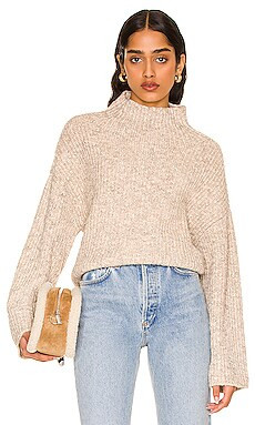 House of Harlow x REVOLVE 1960 Jordy Marled Pullover in Marled Oat from Revolve.com | Revolve Clothing (Global)